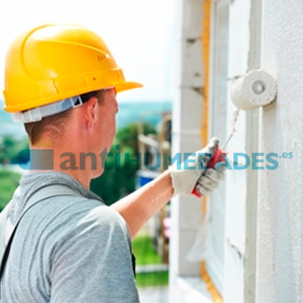Pintura térmica Anti-Calor especial Fachadas (15L) Aísla del calor y protege la fachada - Reduce la temperatura de la vivienda y refleja la radiación solar