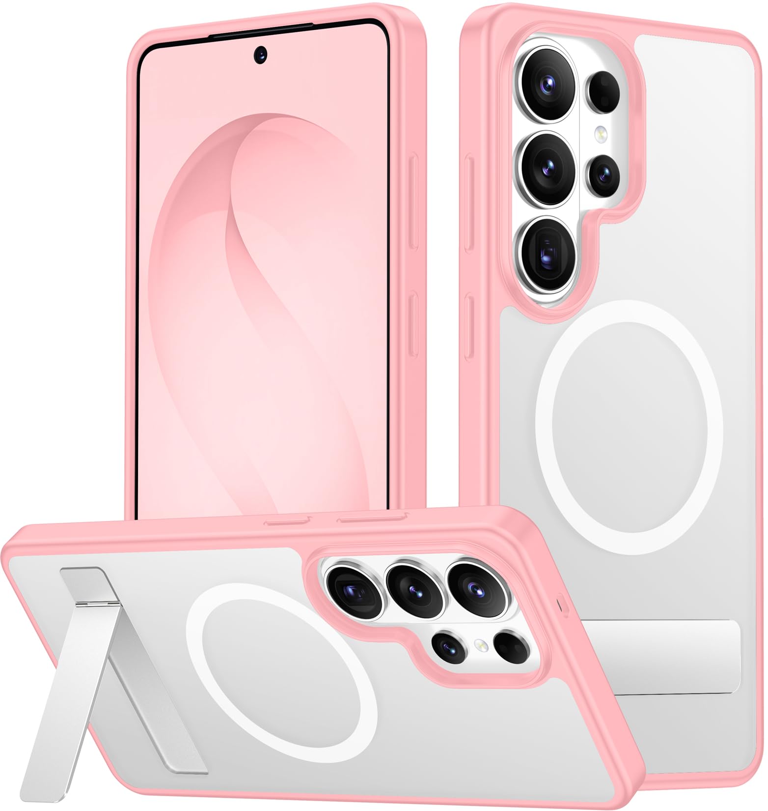SPIDERCASE for Samsung Galaxy S26 Ultra Case,Built-in Stand,Pink