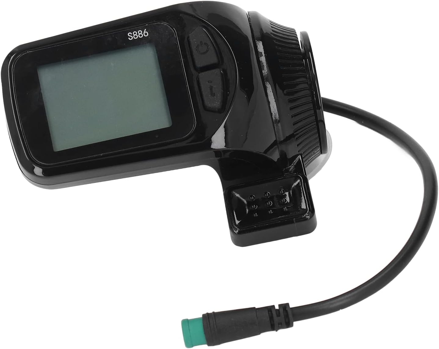 Electric Bike LCD Display Meter, LCD Display Powerful Motor Conversion Torsion Throttle Kit for Electric Bikes Scooters