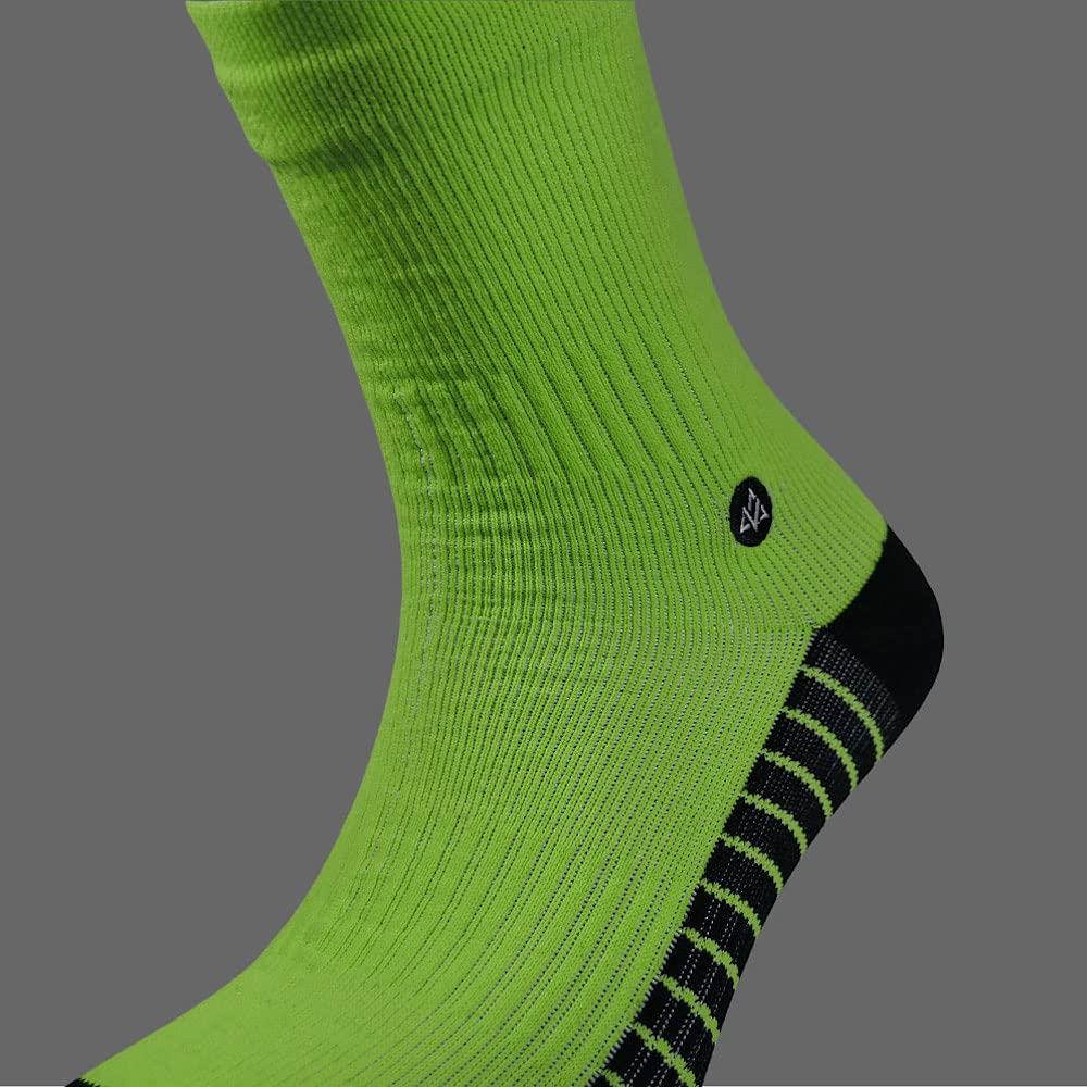 VER JARI Chaussettes Trail Dry T36-38 Jaune Waterproof Sock, Yellow, 36-39 - Image 4