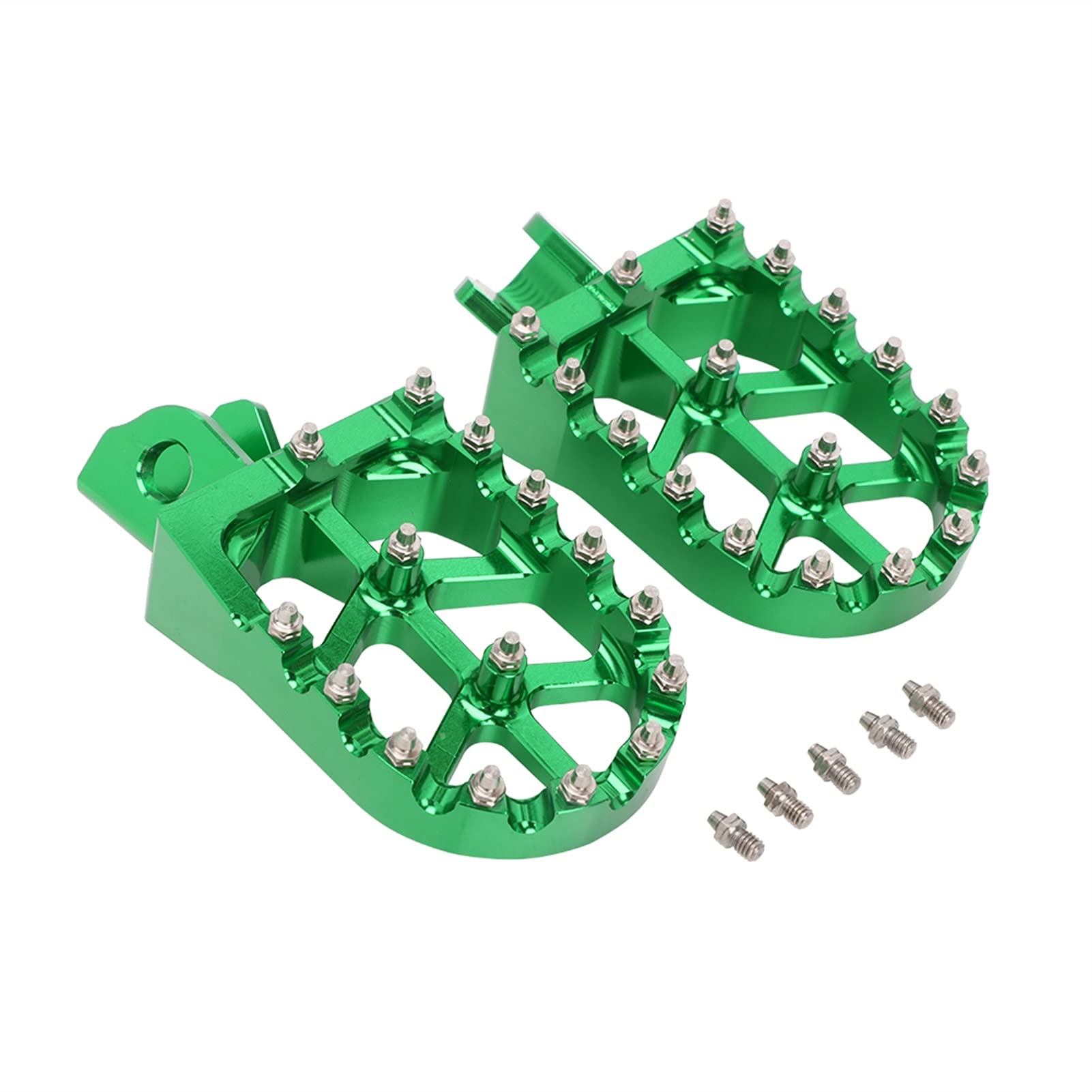 Repose-pieds CNC pour Kawasaki KLX150 en alu taillé masse