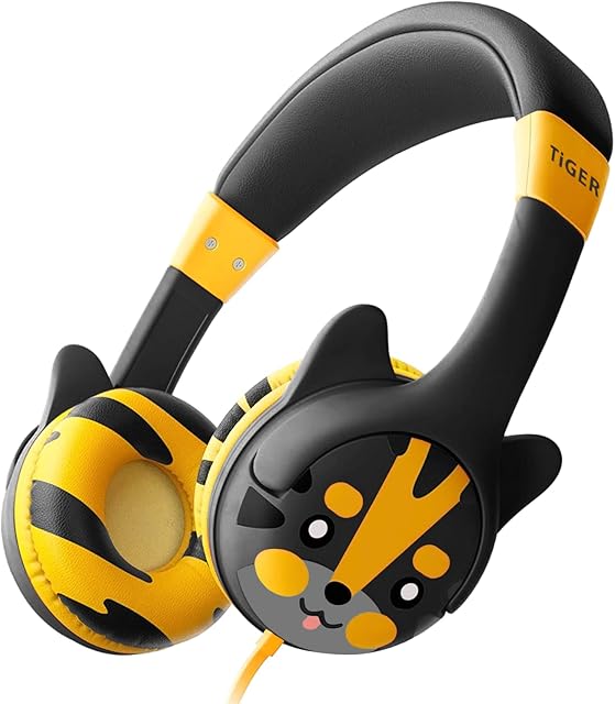 Kidrox Toddler Headphones Age 2+, Kids Headphones Wired, Childrens Headphones for Ipad, Boys Headphones Kids Girls, Baby Headphones Kids, Wired Headphones for Kids, Noise Cancelling Headphones for Kid