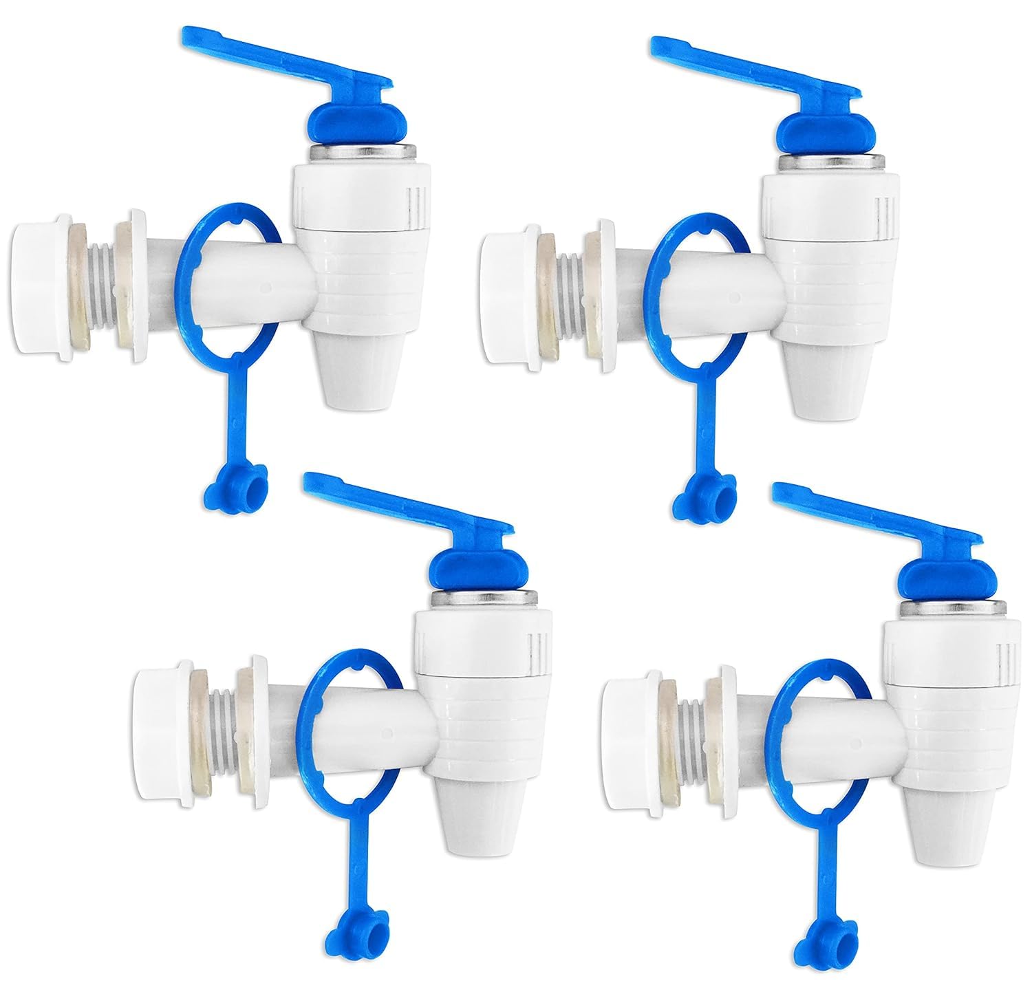 Aqua Water Tap Plastic Water Tap for RO Purifier, Gravity Filter, White, Leakage Proof, Set of 4-image-43