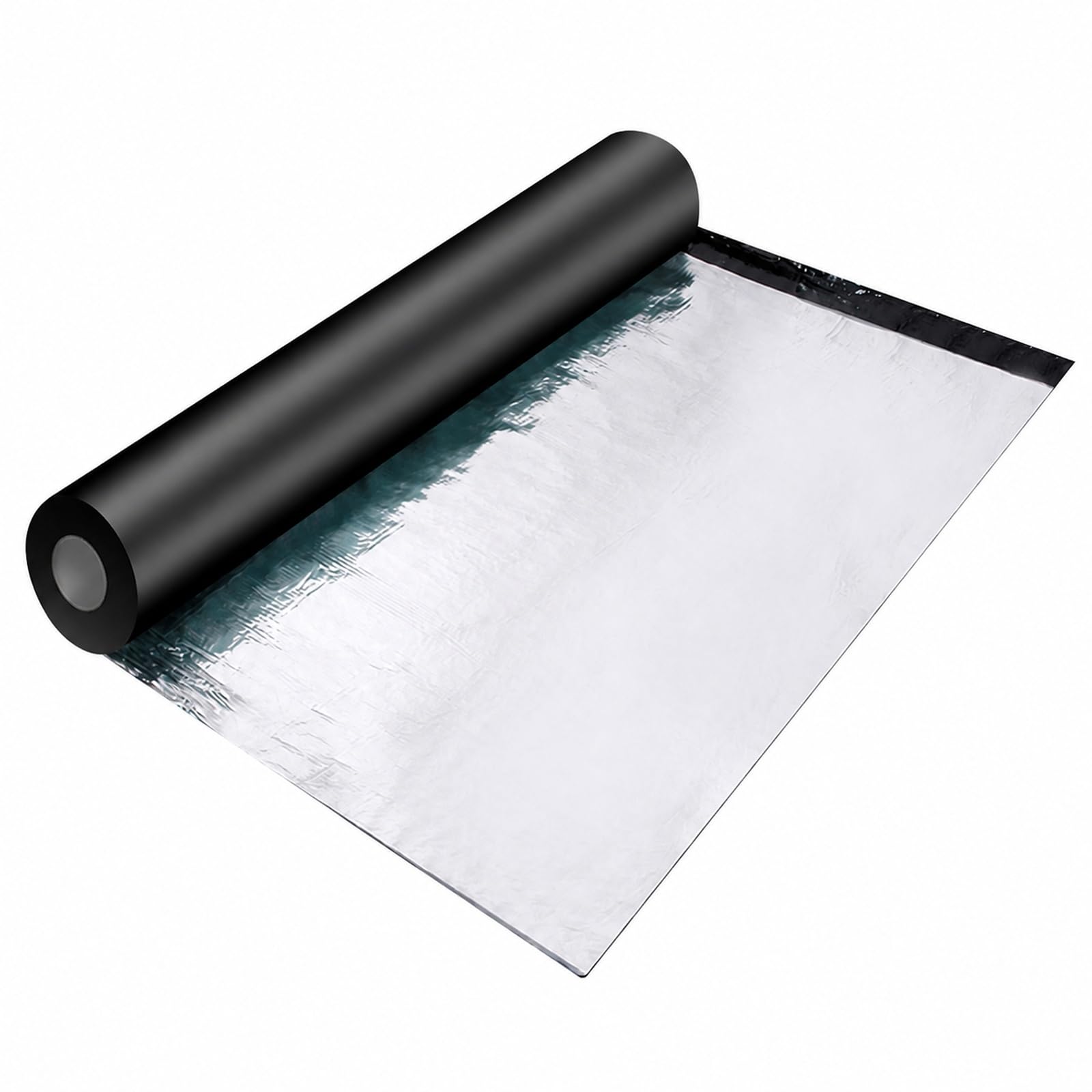 Autoadhesivas Tejas De Techo,Cinta de Aluminio Impermeable,Rollo Bituminoso Reparación Adhesiva,Cinta de Butilo,Aislamiento térmico,para reparación de Cubierta y Fisuras en Edificio