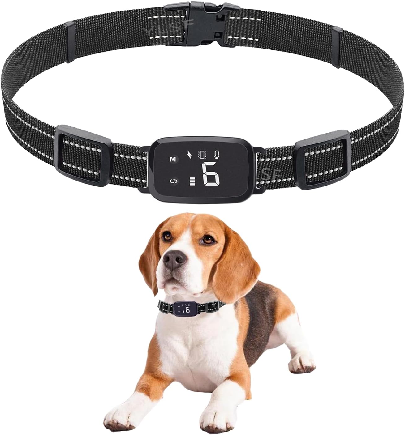 Collar Replacement Strap for Electronic Fence Training Barking Collar GPS Tracker Receivers-Compatible with Nearly All Brands and Models of Electric Collars -3/4 Inch Reflective Nylon Dog Collar Strap image 3