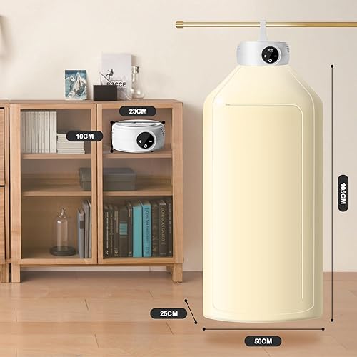 Miniatura 8 de Uten Secadora de ropa portátil, mini secadora ligera para secado rápido de ropa en apartamentos, casas rodantes, hoteles y viajes