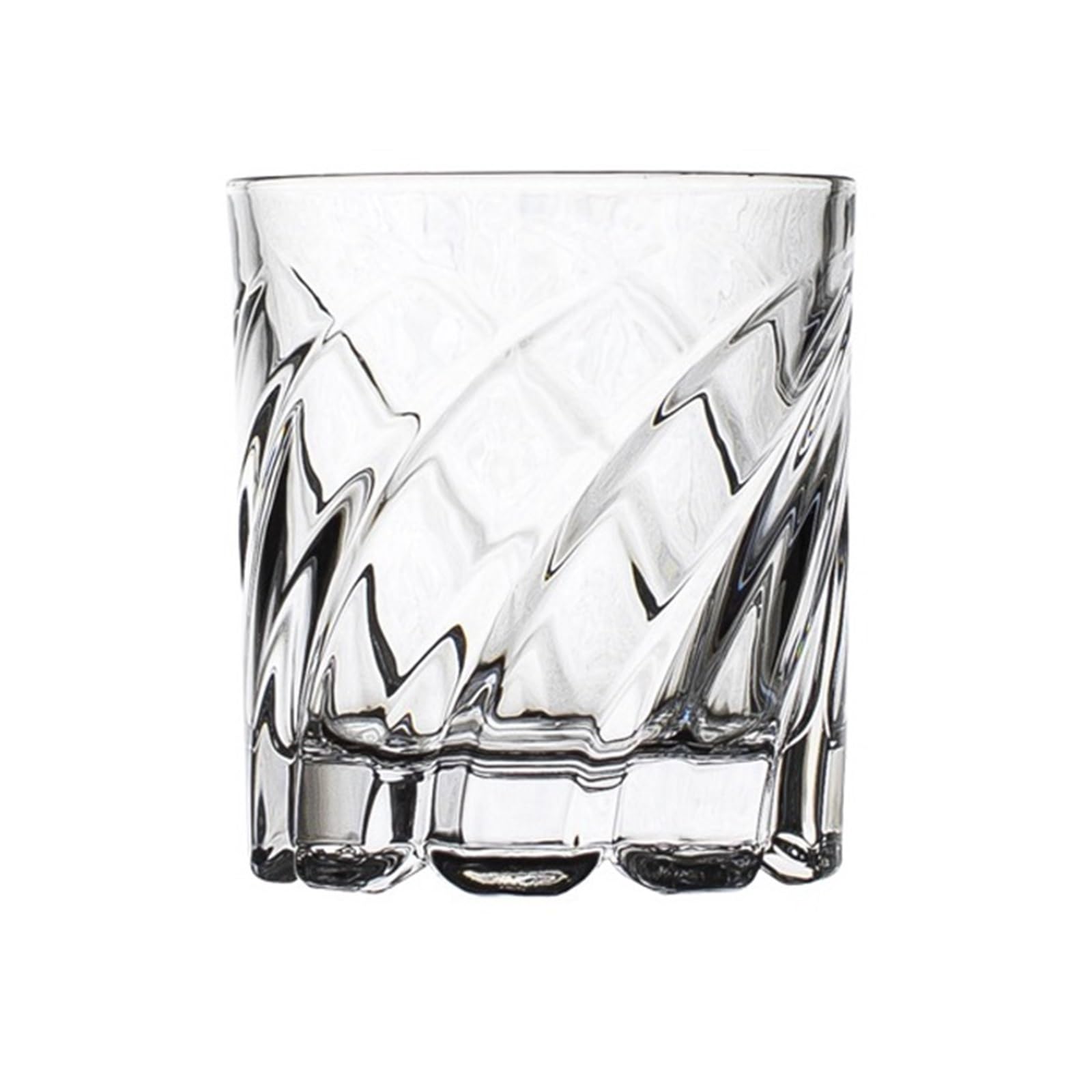 Vasos de whisky texturizados tazas de vidrio de 10 oz para fiestas