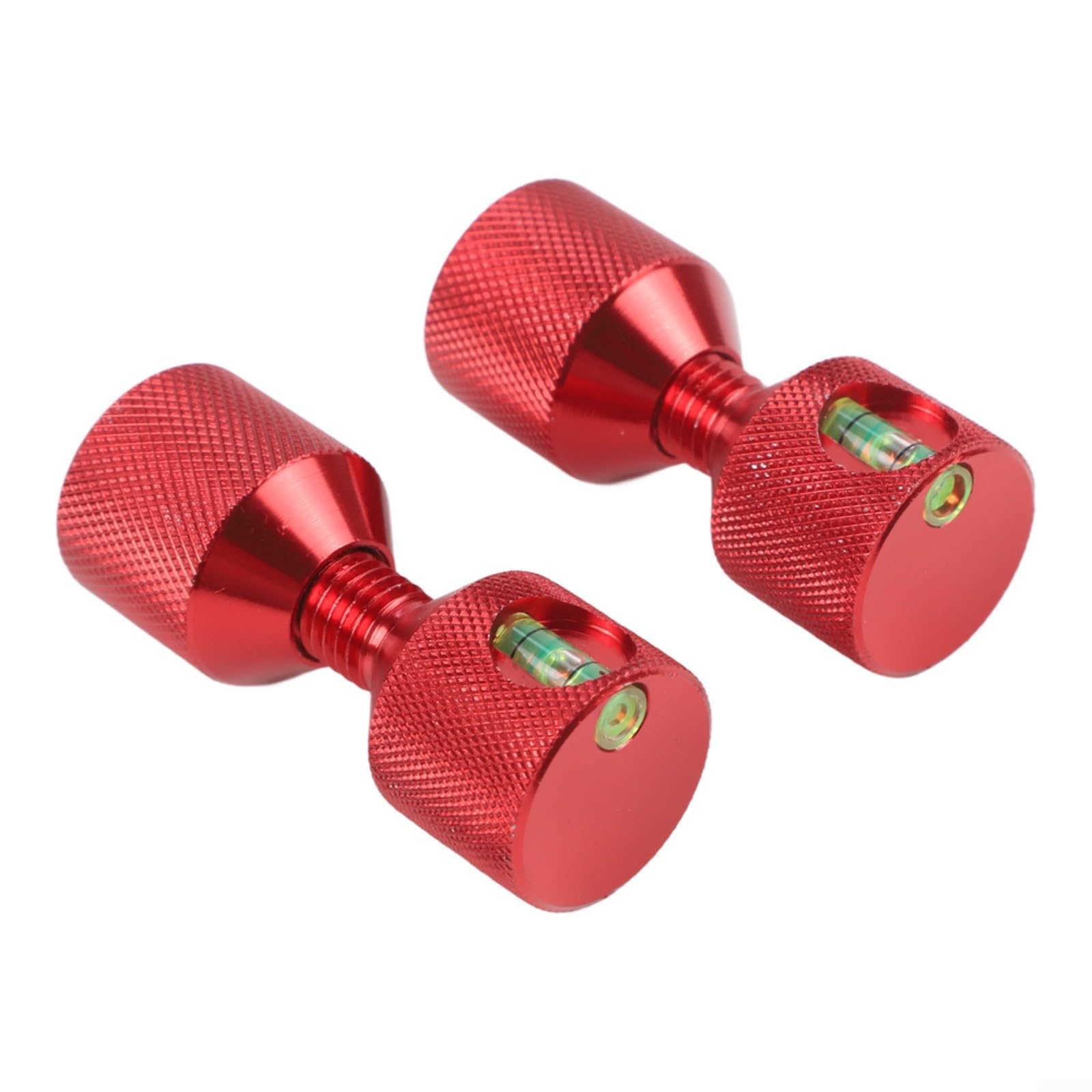 2Pcs 1-1/8 Pollice Due Fori Flangia Allineamento Pin Con Livello Integrato, Strumento Di Centraggio Flangia Tubo In Alluminio Per 1/2-14 Pollici 150LB