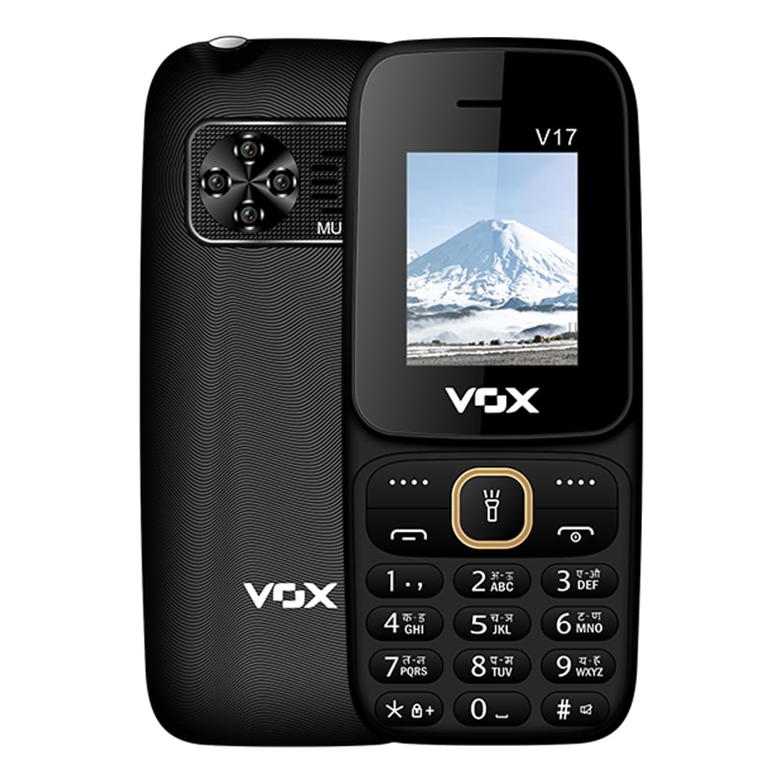 Vox V17 Multimedia Feature Phone with Dual Sim (1.8" Display) (Black) (B0D8FWDVX5) Amazon Price History, Amazon Price Tracker