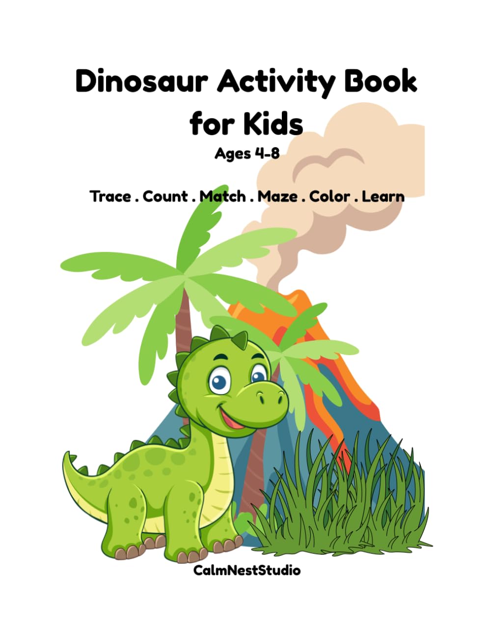 Dinosaur Activity Book for Kids