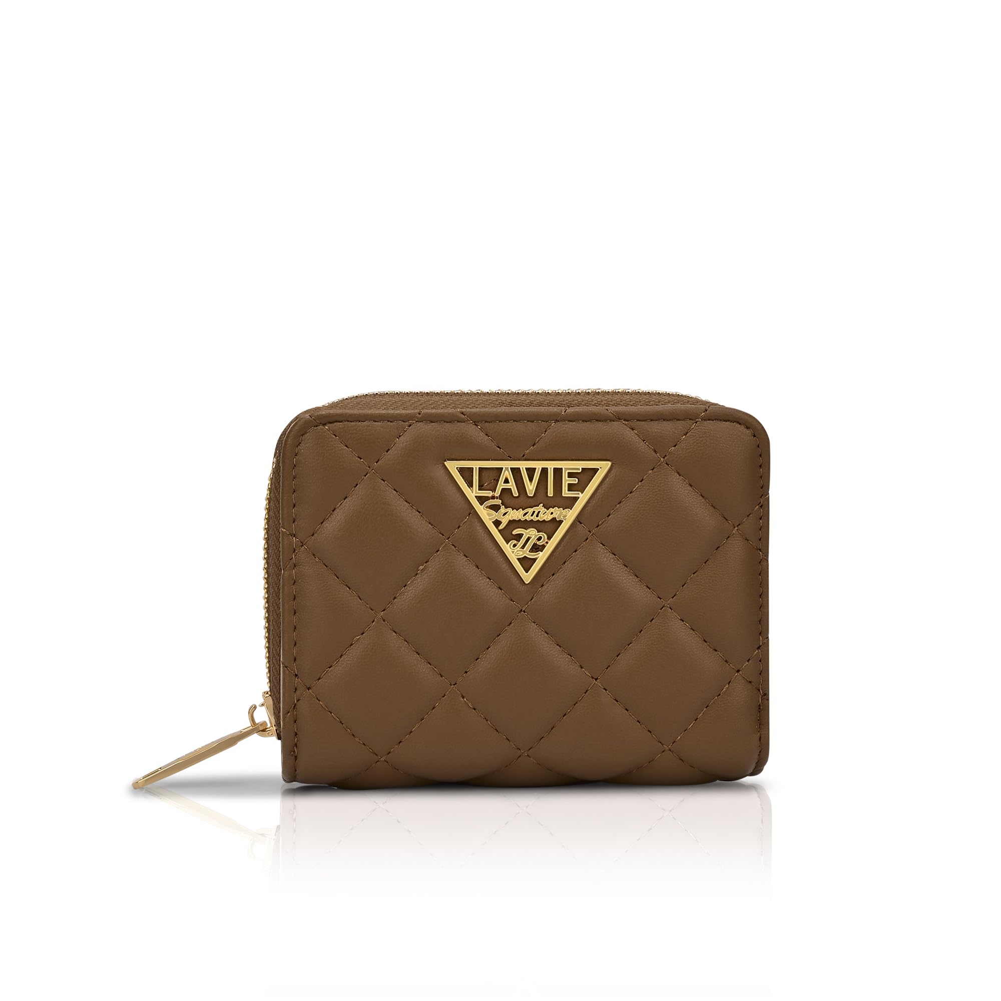 lavie signature Women's Quilt Derby Flap Zip Around Wallet | Gift for Women-picture-14