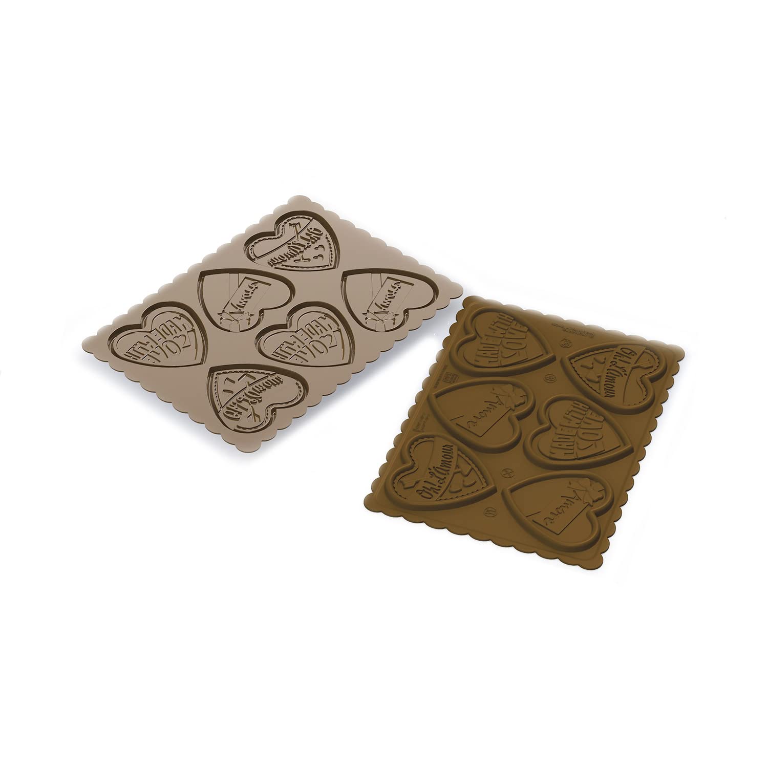 Silikomart CKC06 Stampo In Silicone Per Cioccolatini COOKIE LOVE SLIM, 6 Cuori, 64x63 Mm, Volume 51 Ml, Made In Italy - 2