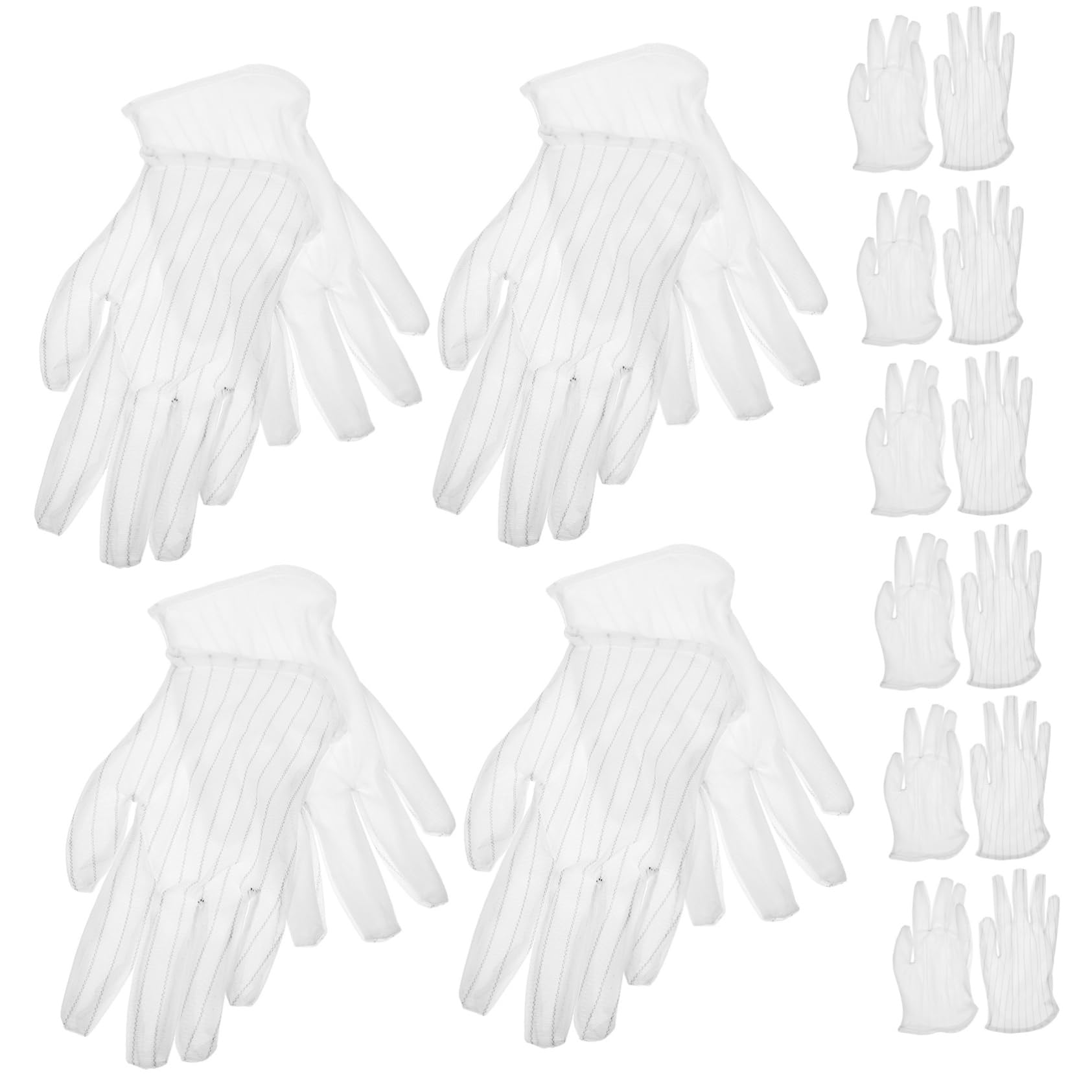 Angoily 50pares Guantes Multipropósito De Antiestática Para Inspección De Joyería y Relojes y Lavables Perfectos Para Limpieza y Trabajo Manual