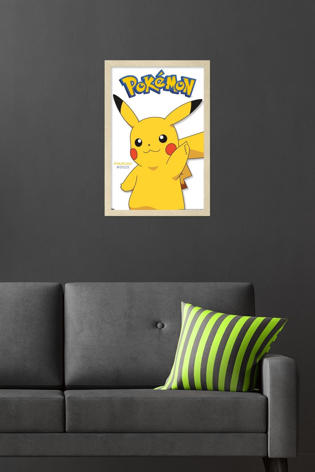 Amazon.com: Trends International Pokémon - Pikachu Feature Series