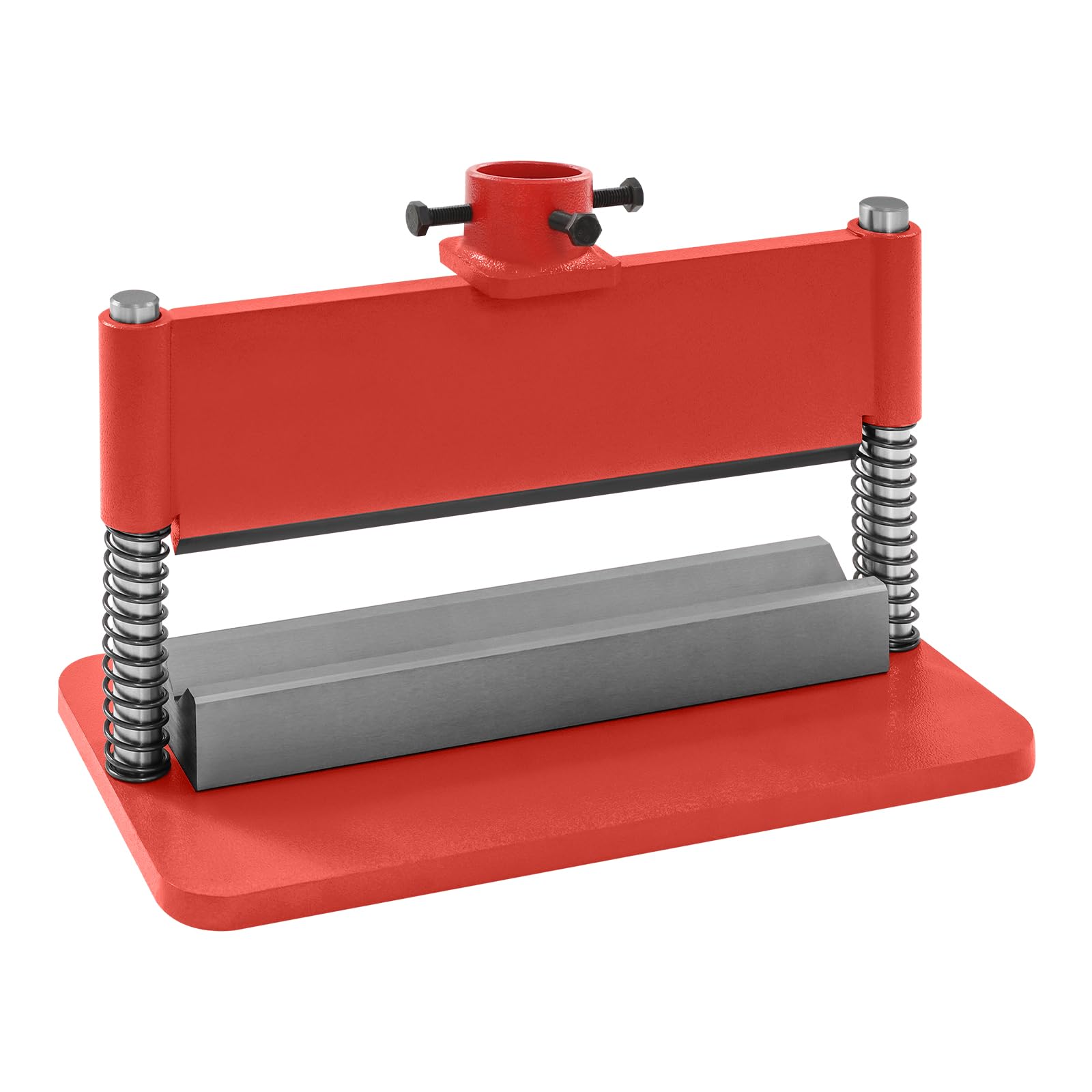 Inserto per pressa idraulica da officina, 12/20 tonnellate, lunghezza massima di piegatura: 12 pollici, spessore di piegatura: 48 mm, angolo di piegatura: 90° (rosso)