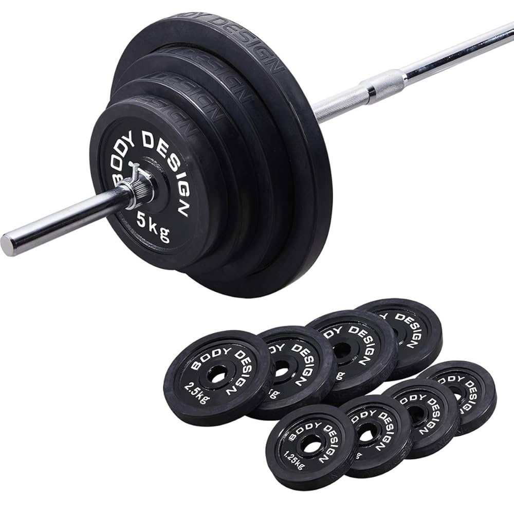 BODY DESIGN(ボディデザイン)ラバーバーベルセット100kg Amazon | BODY DESIGN(ボディデザイン)ラバーバーベルセット