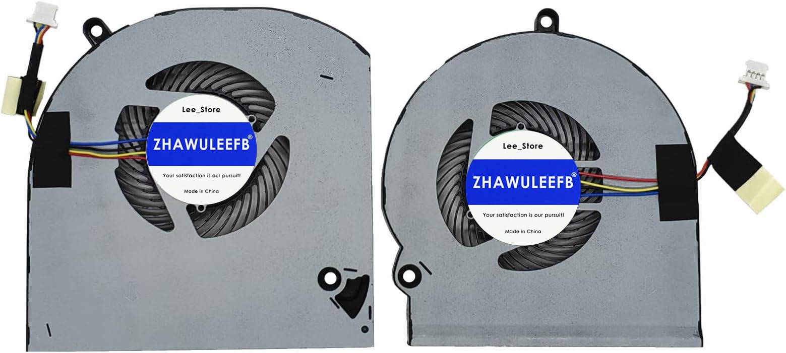 Replacement New CPU+GPU Cooling Fan for Dell Alienware 15 R3 R4 P69F Series EG75070S1-C270-S9A EG75070S1-C260-S9A DC5V 0.40A Fan