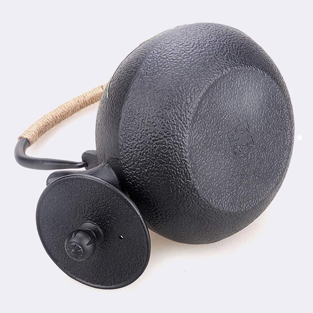 Habrur Theiere Fonte Théière Japonaise Théière en Fonte De 40,5 Oz/1,2 L Théière en Fer Non Revêtue Théière Artisanale avec Filtre Théière en Fonte Theiere Japonaise