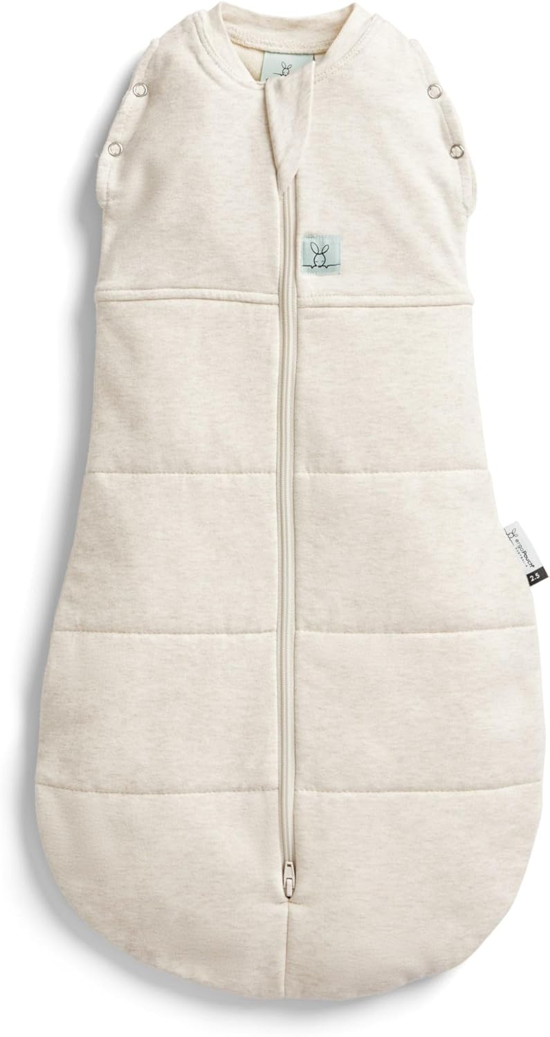 ergoPouch Cocoon Swaddle Sack 3.5 TOG - Baby Sleep Sack, Snug Fit Helps Calm Startle Reflex, Ideal for Arms in/Out Sleeping