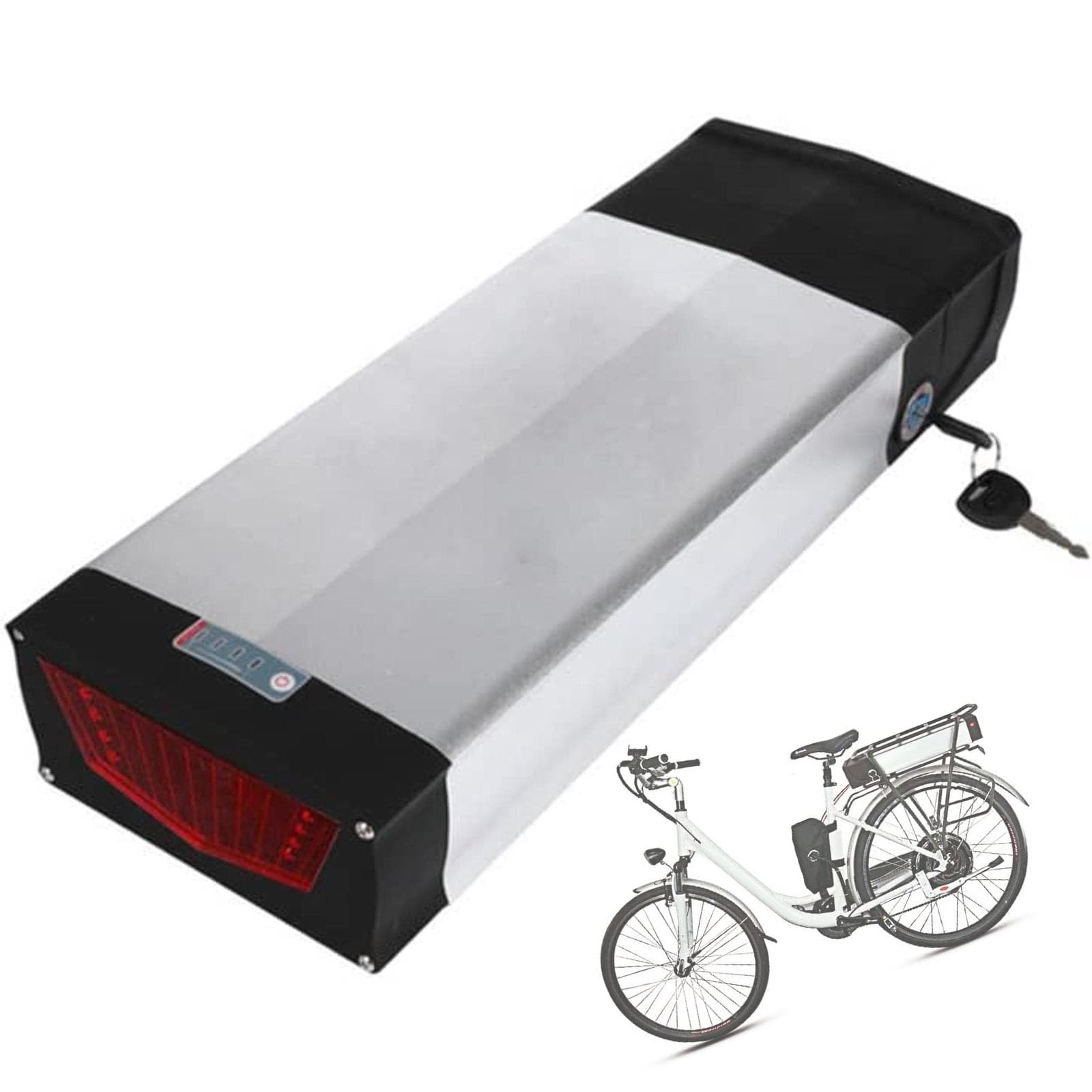 Amazon.co.jp: 電動自転車バッテリー 48V 20Ah 電動自転車リアラック 