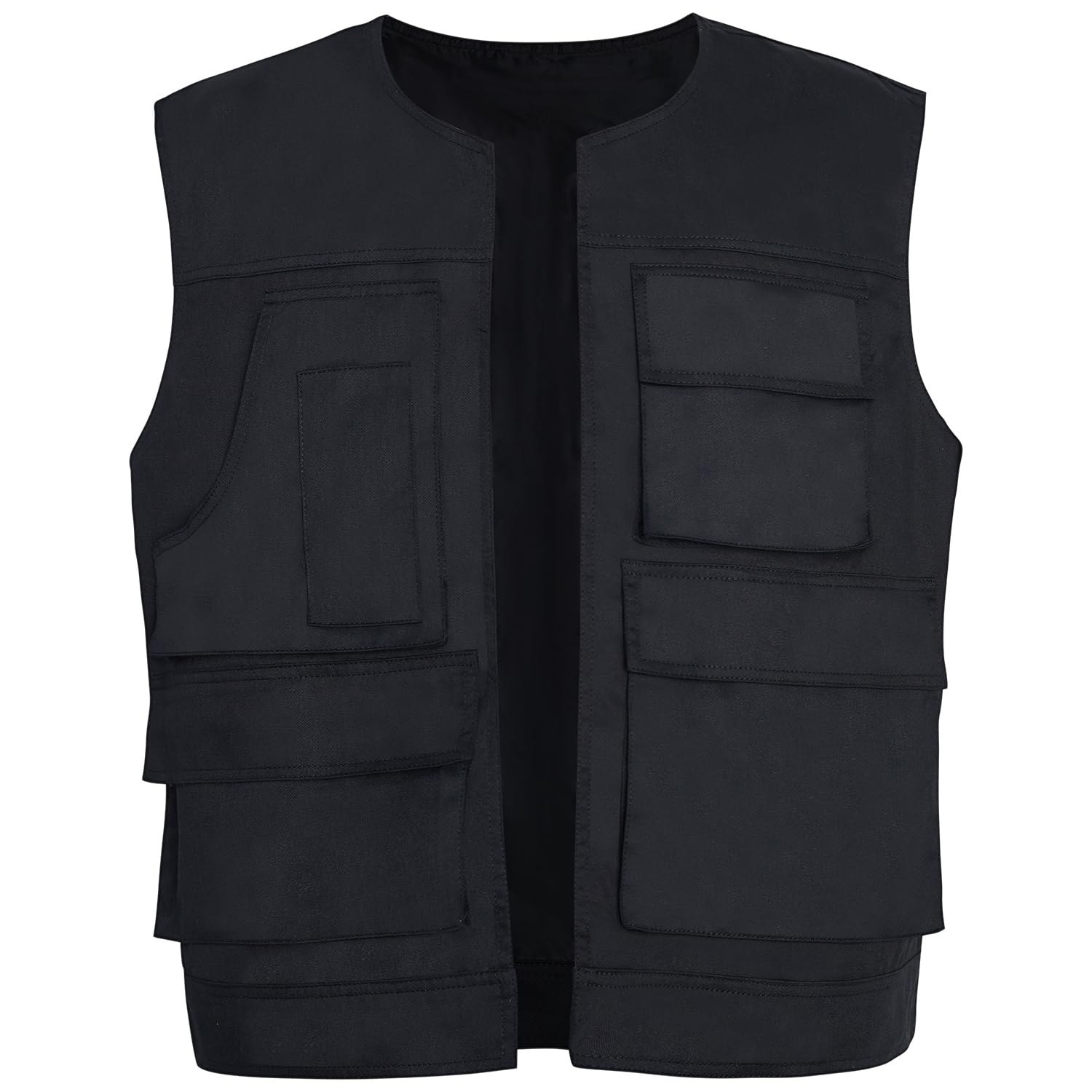 Men's Han Solo Cosplay Costume Halloween Cosplay Outfits Han Solo Vest Pants Belt