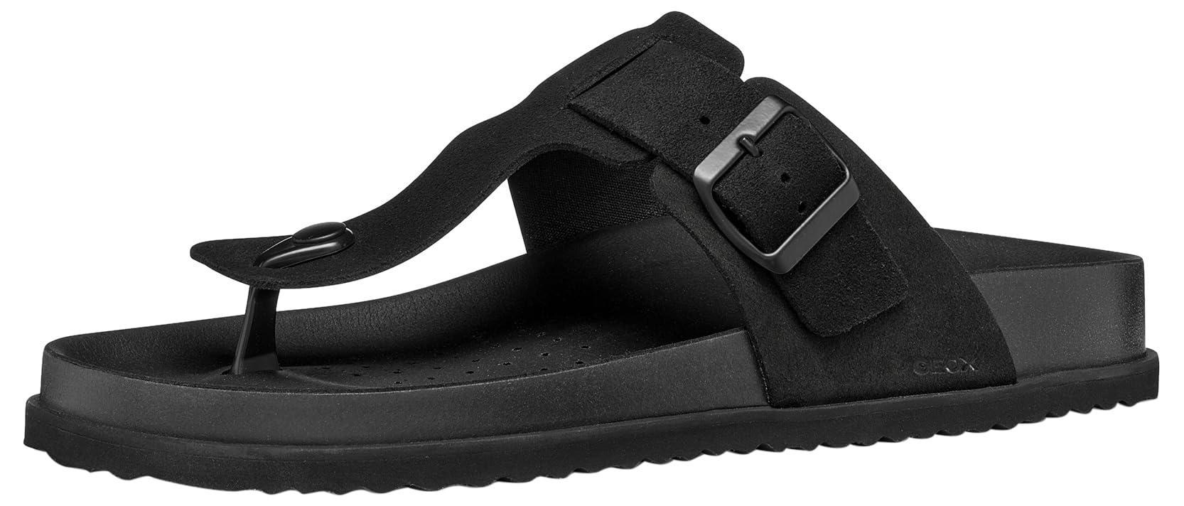 Geox Homme U Parnaiba B Sandales, Noir, 41 EU