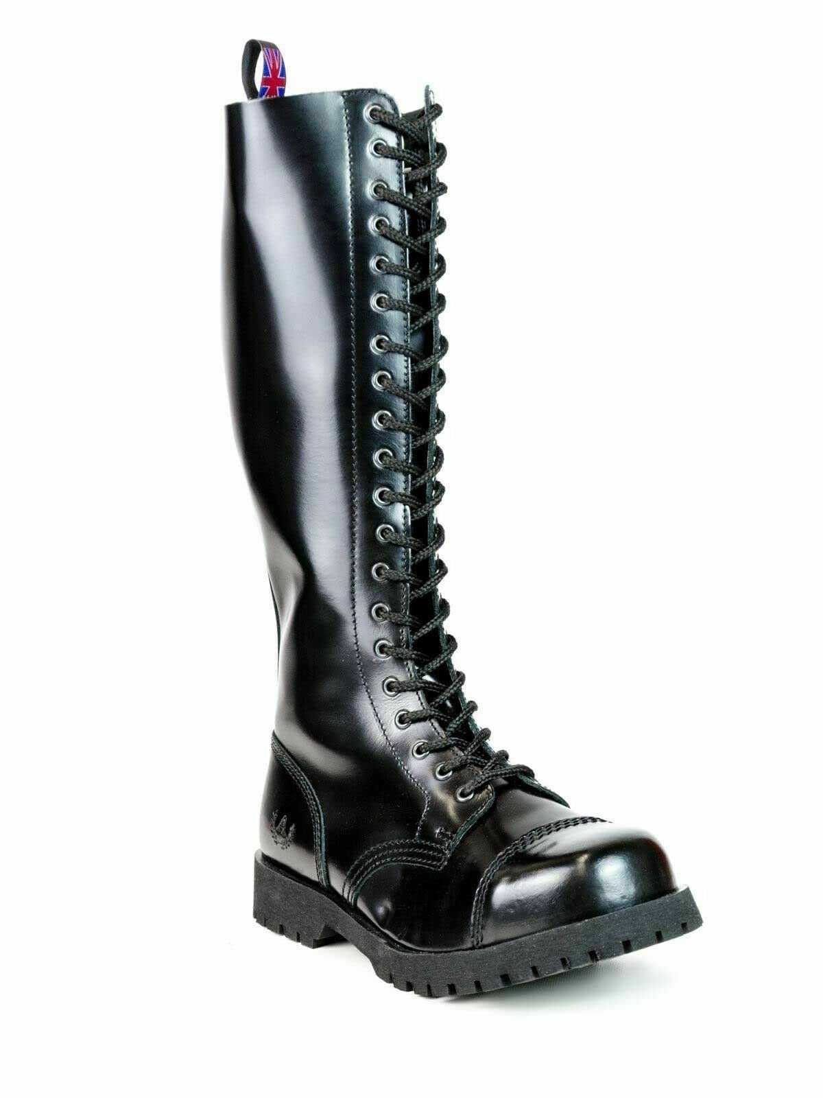 Alpha Rangers 20-loch Boot Ranger Festival Army Gothic Leder Springerstiefel NEU