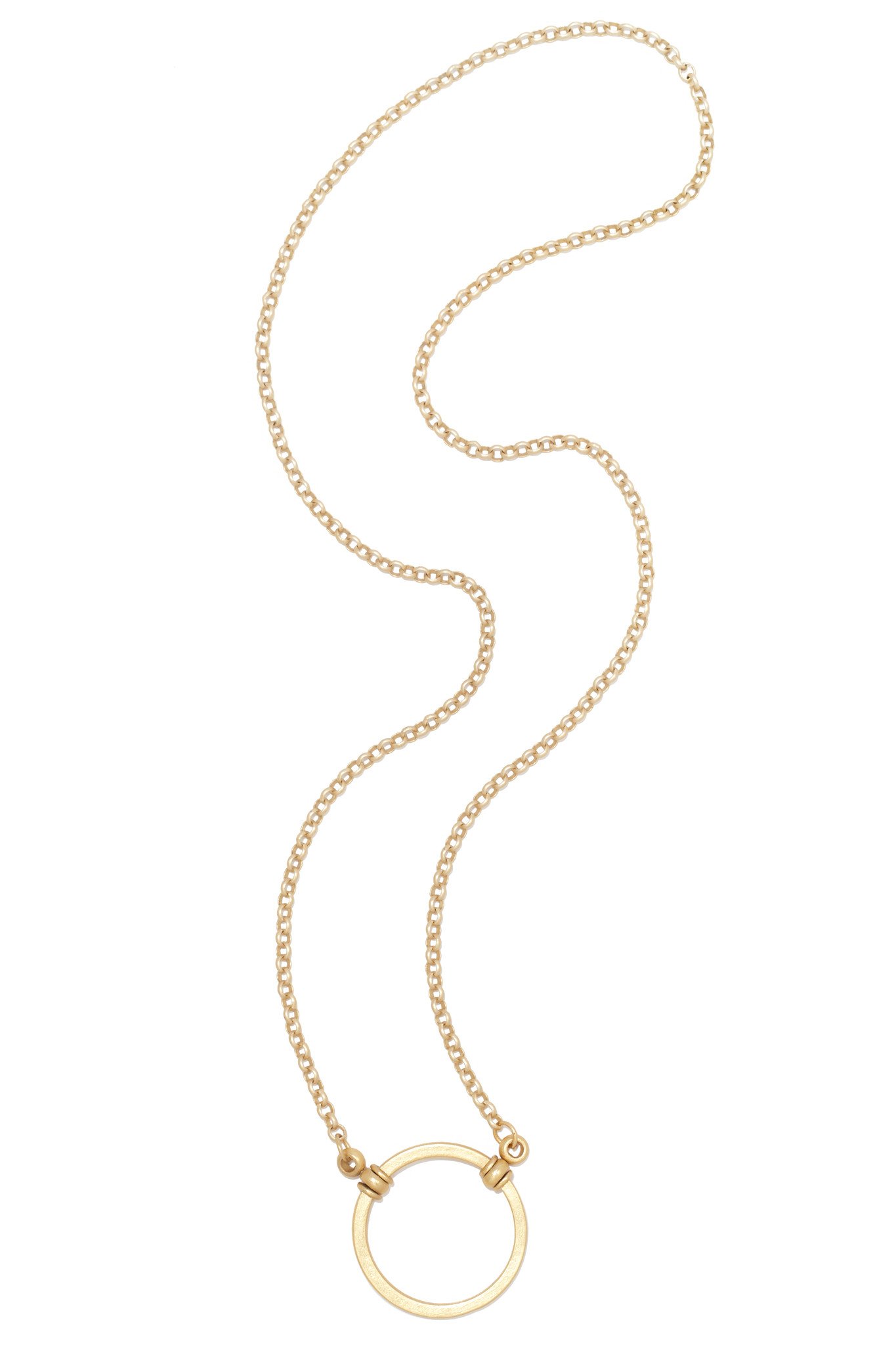 805SG La Loop Brillenhalter mit Drehscharnier, satiniertes Gold-Finish, Brillenträger für Reisen, Arbeit, Training und modische Präsentation