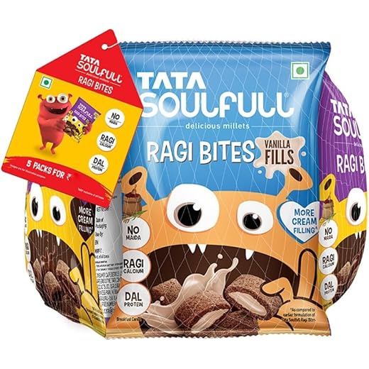 Tata Soulfull Ragi Bites Combo Pack 140g