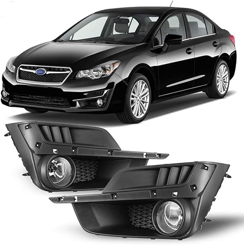 Para 2015-2016 Subaru Impreza luces antiniebla transparente+kit de cableado Kit de interruptor Kit completo