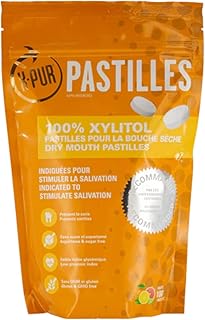X-PUR - Xylitol Breath Mints For Dry Mouth And Bad Breath - Fruit Flavored Xylitol Mints - Stimulates Saliva - 100% Natural Mouth and Breath Freshener - Bags of 1000 pastilles