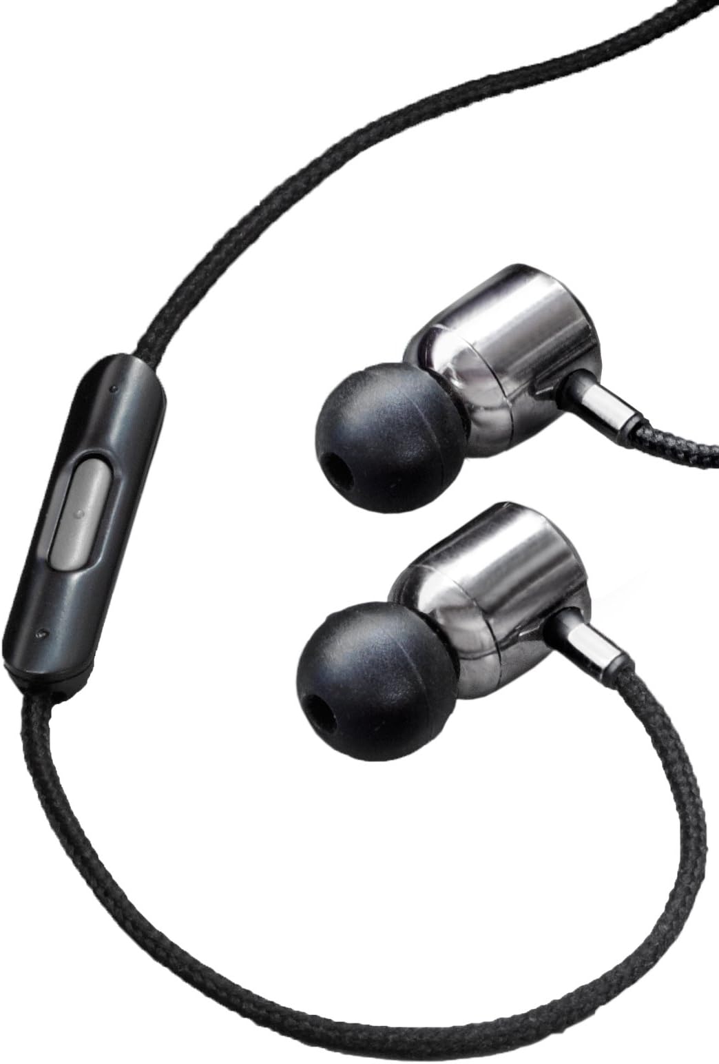 NHT SuperBuds In-Ear Aluminum Headphones with In-Line Controls (Black)