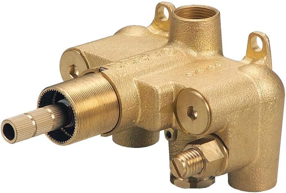 Brass Single Handle 3/4" Thermostatic Shower Valve