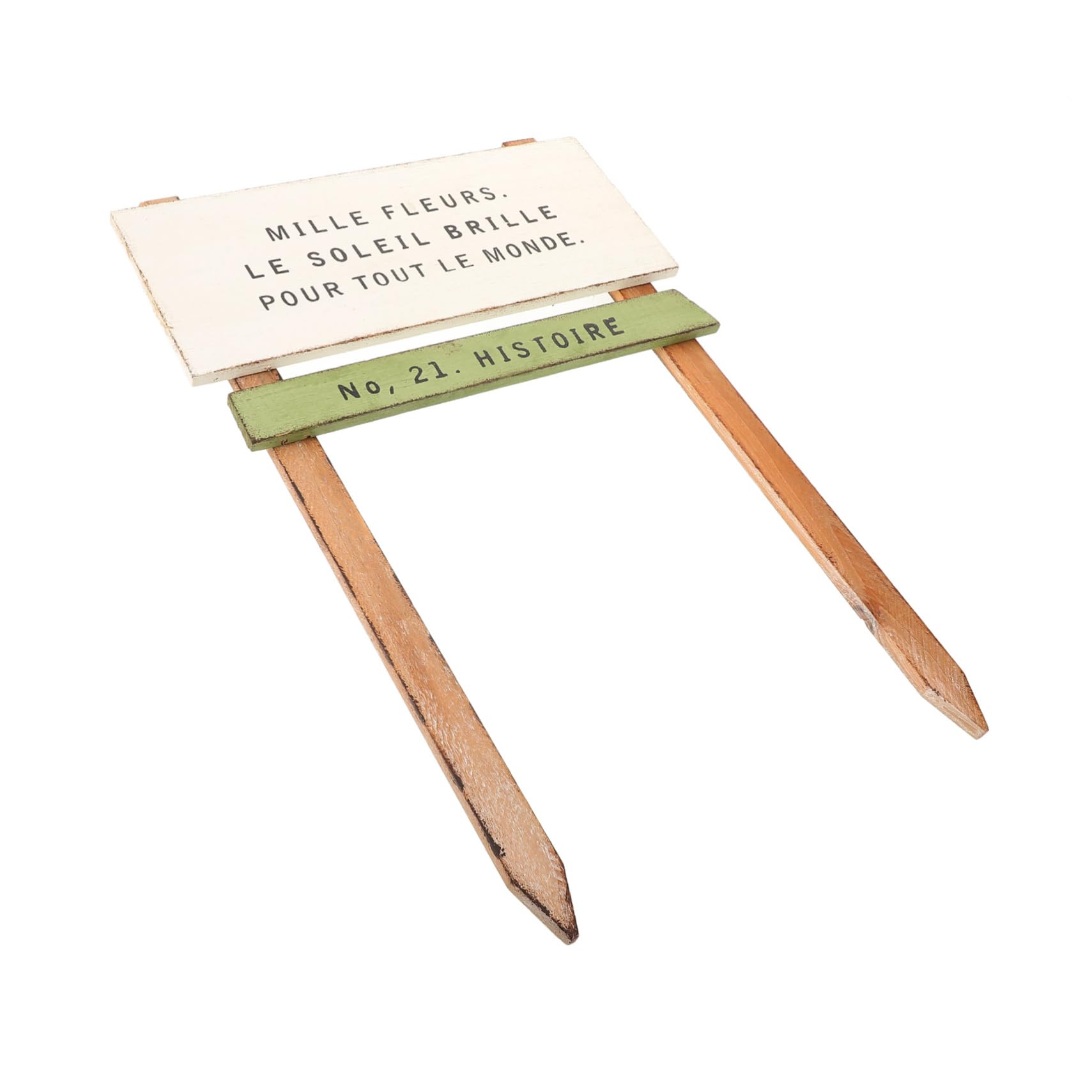 Panneau de jardin en bois au style vintage pour créer un charme champêtre sur votre pelouse