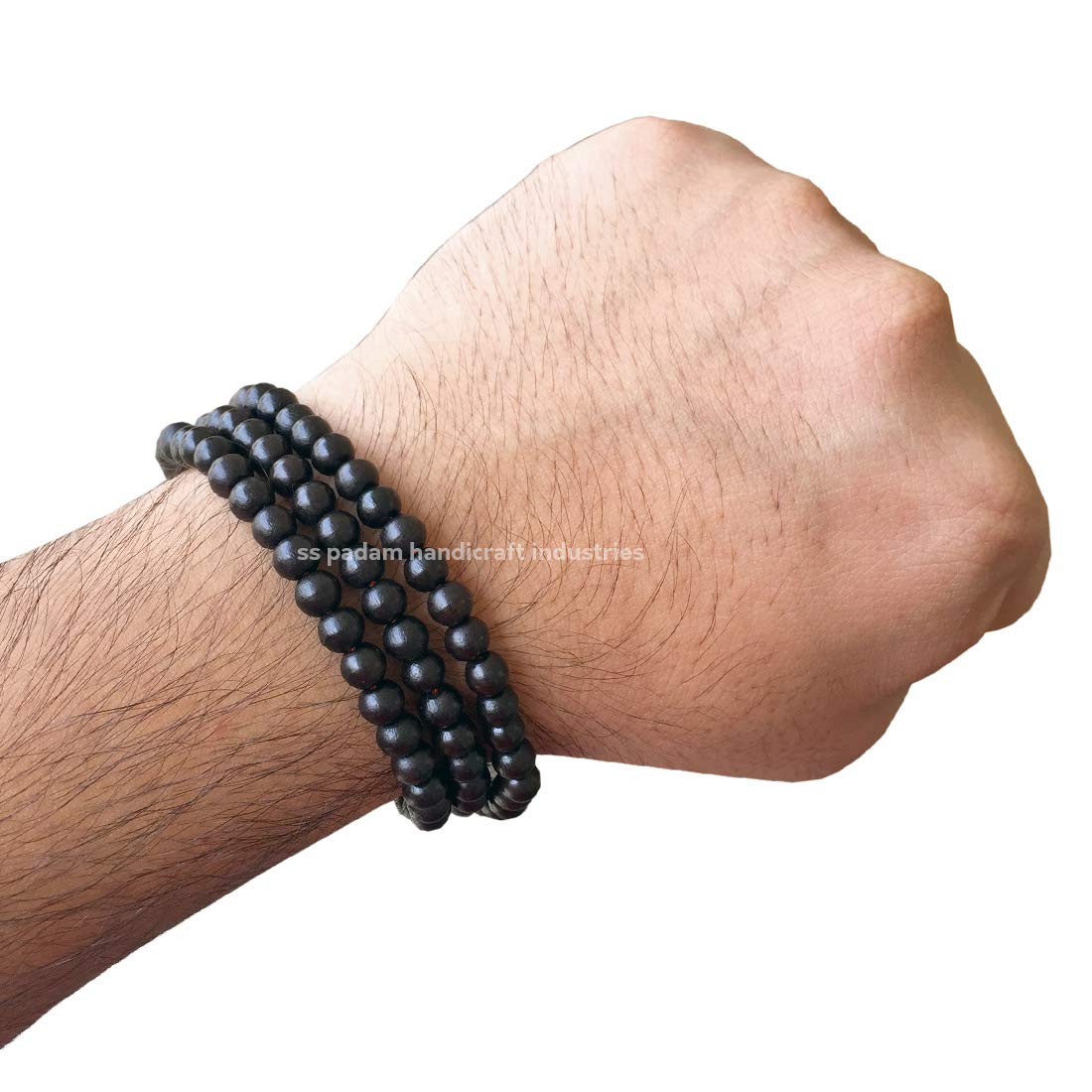 Black Ebony Mala Beads - Protection & Meditation -4 Black Ebony Mala Beads - Protection & Meditation -4