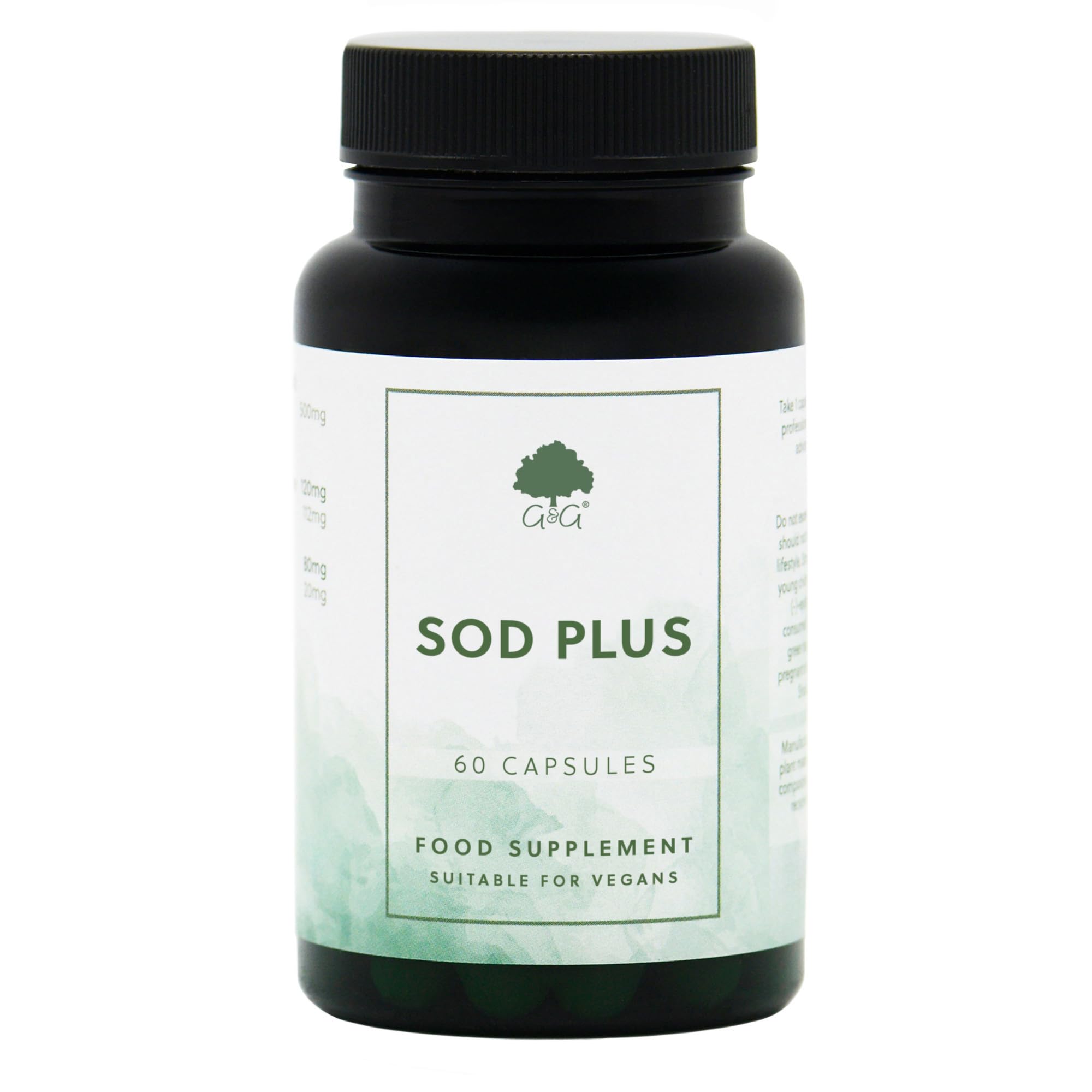 SOD Plus Capsules 275mg - 60 Vegan Capsules - G&G Vitamins