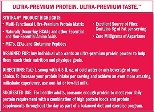 Image of BSN Syntha 6 Protein Powder - 5 lbs, 2.27 kg (Banana)