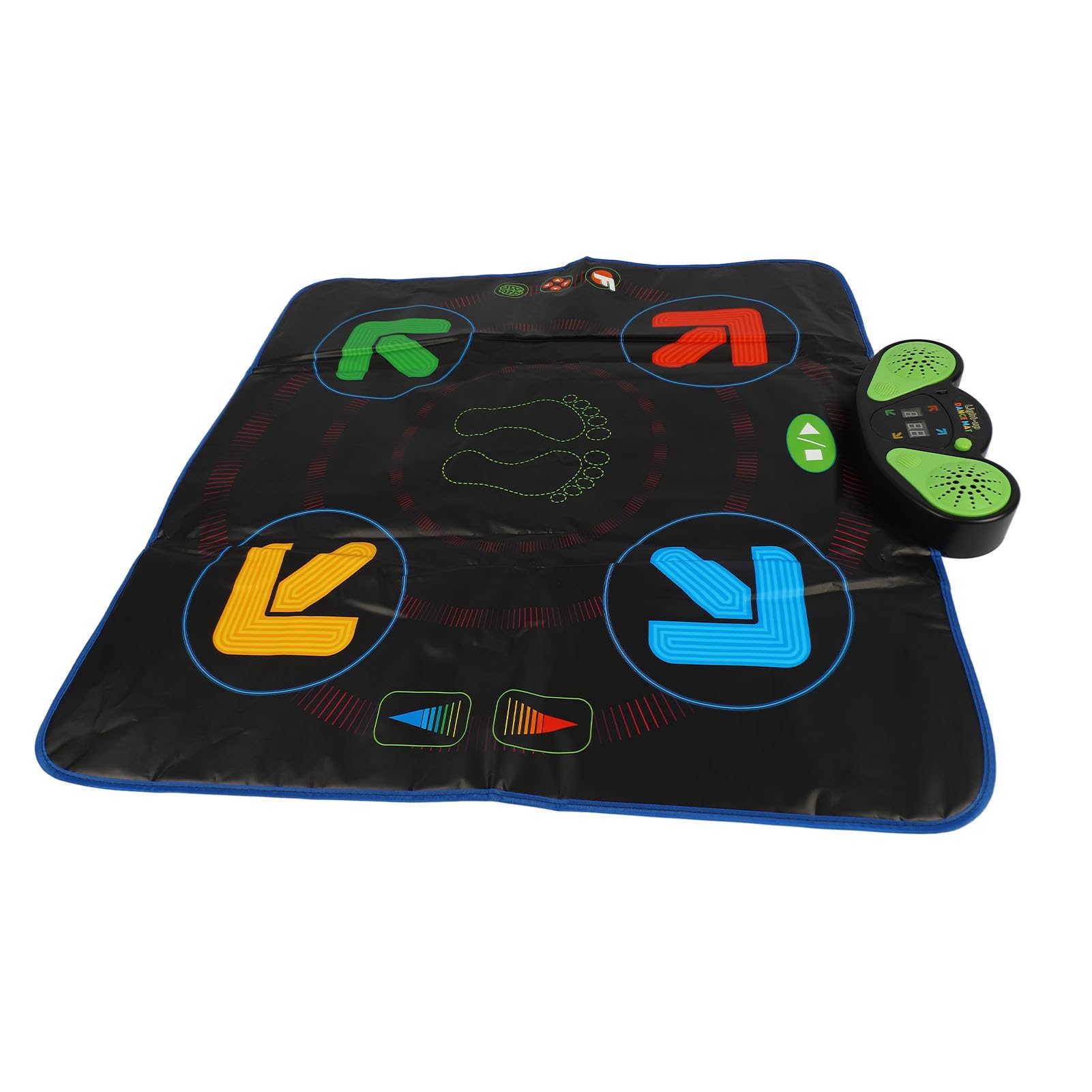 Pad da Ballo per Musica Elettrica Regolabile con 3 modalità di Gioco Pieghevole per Bambini e Famiglie Materiale PVC 90 X 90 Cm