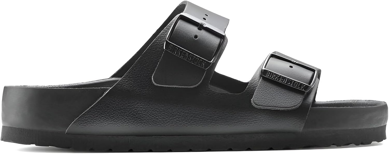 Birkenstock Women's Arizona Exquisite Sandals, Black, 8-8.5 Narrow US