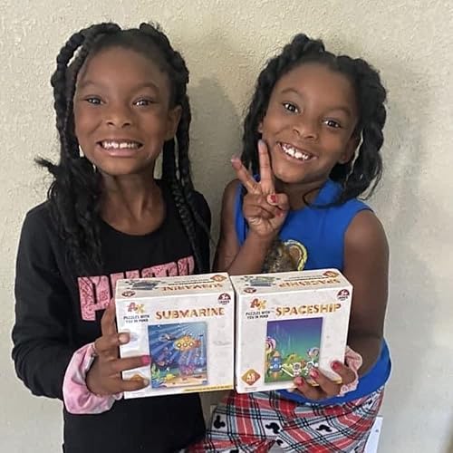 Miniatura 8 de Rompecabezas de aspiración A+X para niños, 45 piezas, rompecabezas motivacionales para el aprendizaje de niños pequeños, rompecabezas educativo