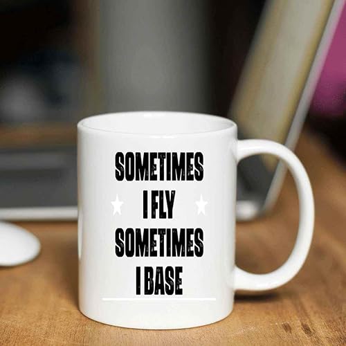 Miniatura 5 de Inspirational Yoga & Meditation Gift for Couples - Fly Base Posture Quote - Ideal Present for a and Sister-in-law - 11 Oz White Ceramic Coffee Mug