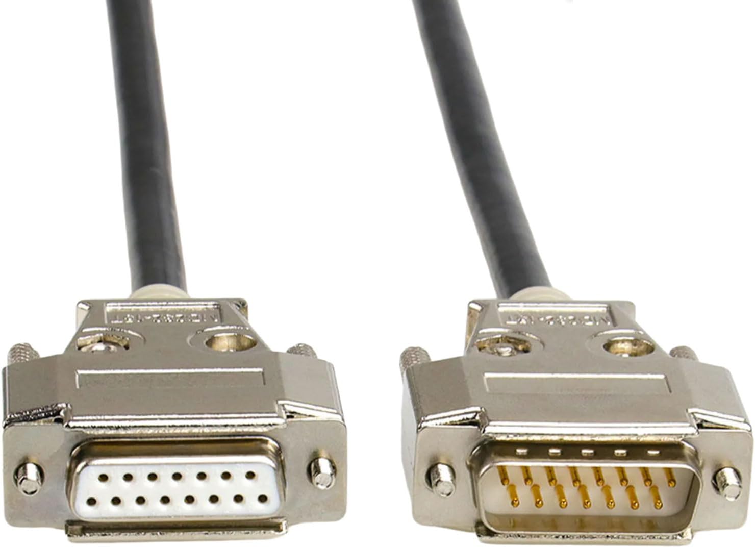 DB15データラインケーブルコード オス-オス/メス-メス/オス-メス モデムバーコードスキャナ接続用