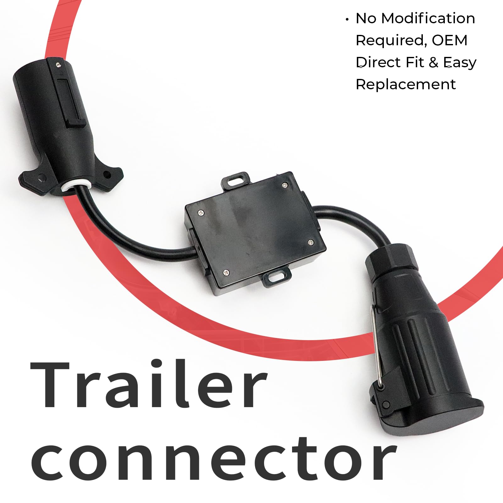 Conector de remolque para coche y camión