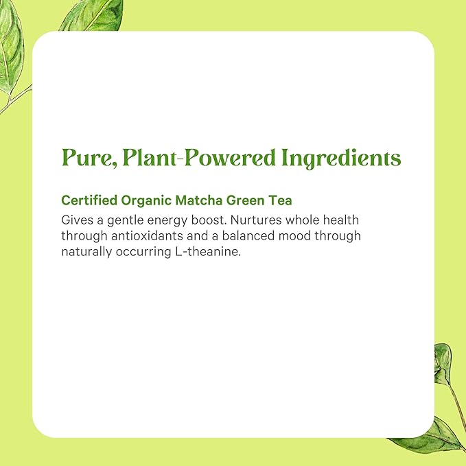 Cápsulas Matcha Power Orgánico Suplemento Energía 90 uds miniatura 6