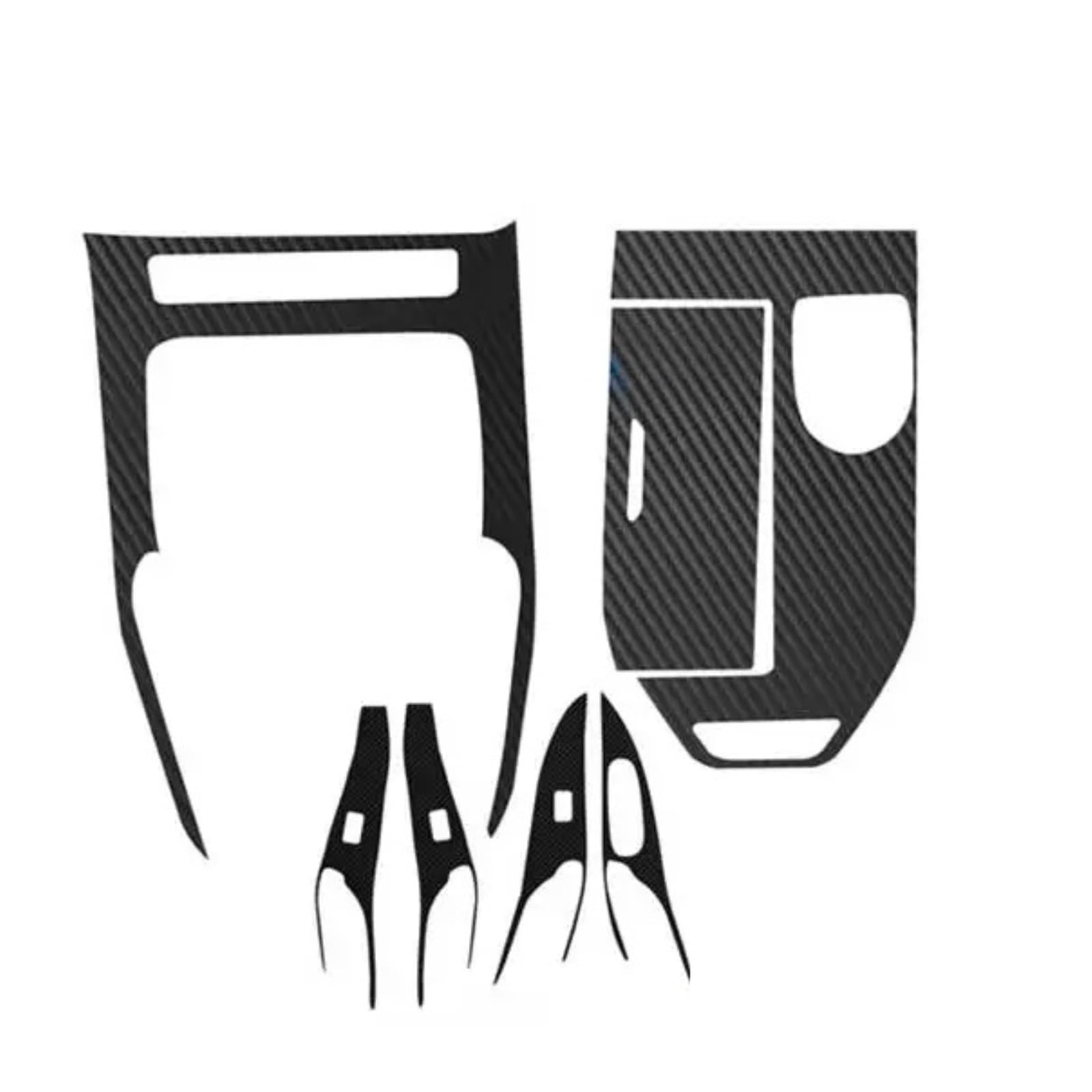 Ggwqfuh Righ Hand Driving Interior Trim For Haval H6 2023 Console Gearbox Panel Sticker Car Accessories Interior Decoration Film Cover Carbon Fiber Modification Styling Auto Central Inner(Righ Hand Driving)