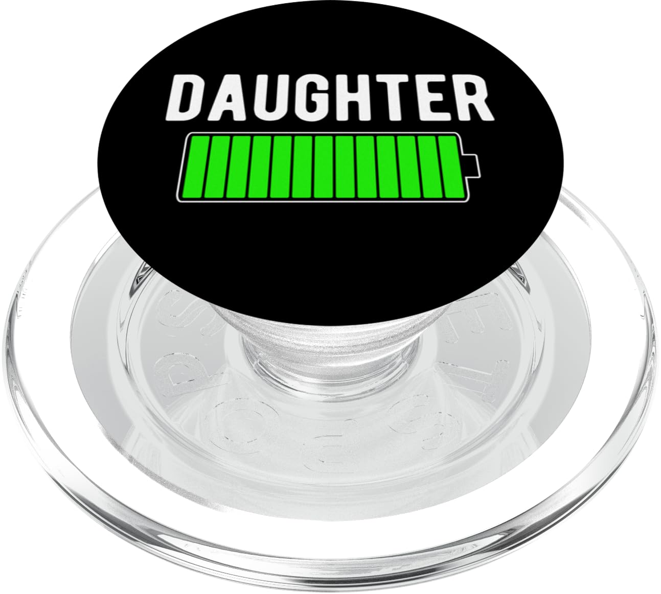 Daughter Battery High Low Tired Father Mom Dad Son Costume PopSockets MagSafe PopGrip for iPhone