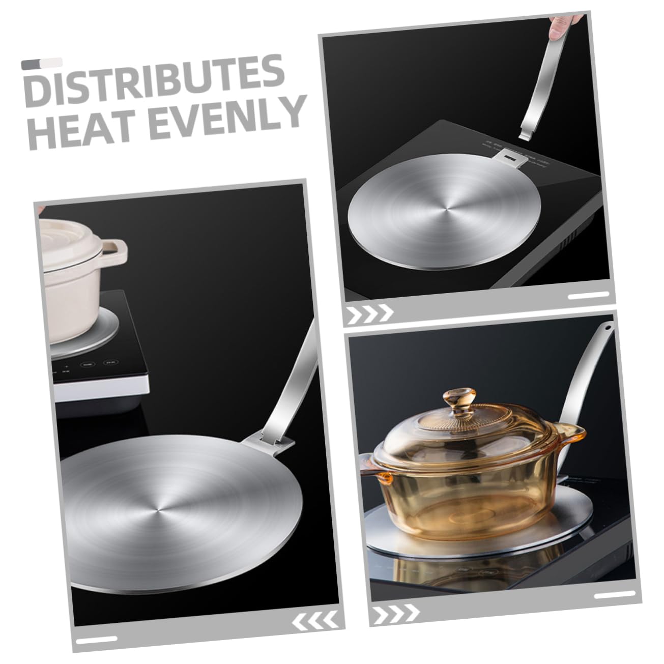 LABRIMP Difusor De Calor para Placa De Inducción Disco De Inducción De Cocina Utensilios De Cocina De Inoxidable