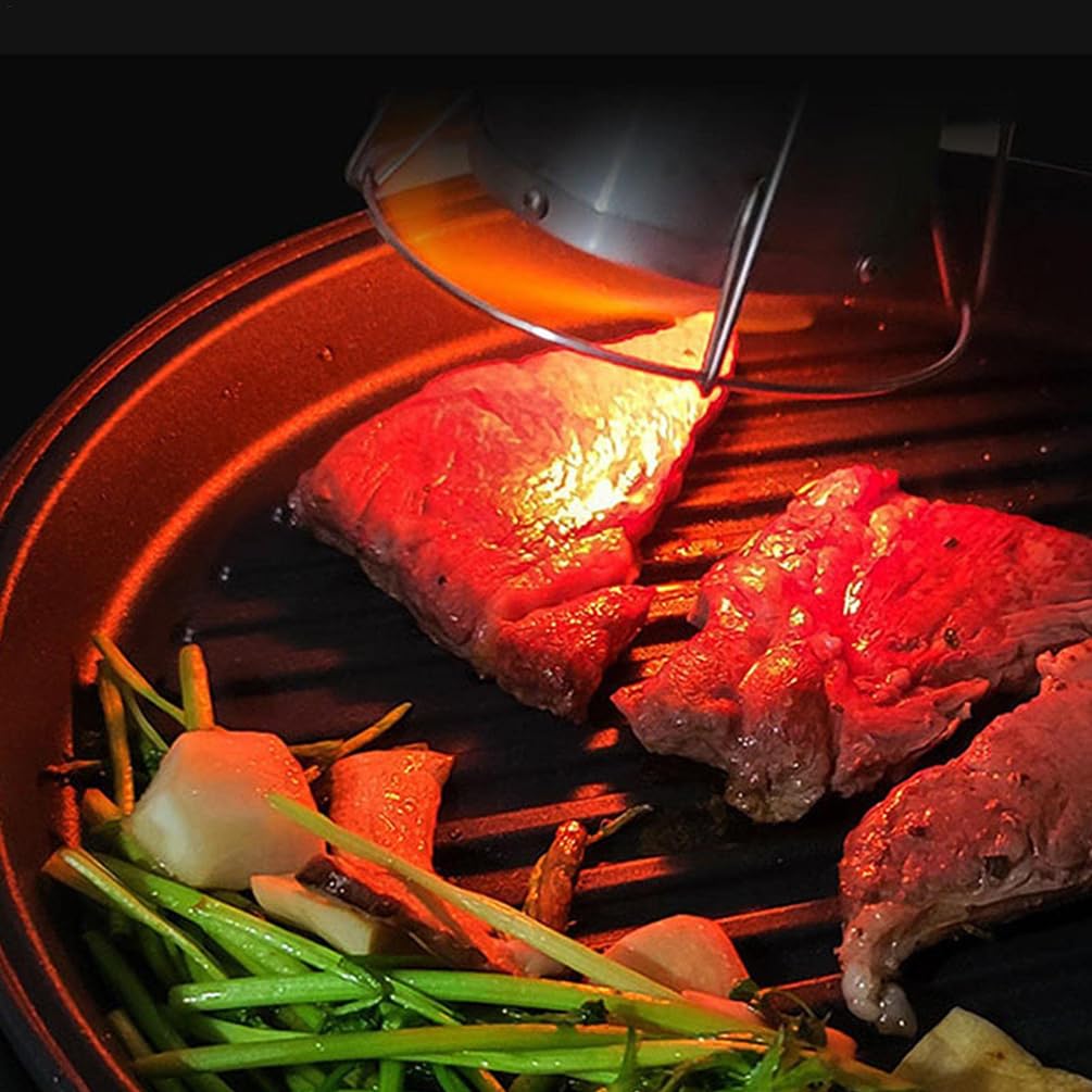 Lanzallamas de acero inoxidable 304, soplete de cocina sin humo, utensilios para barbacoa al aire libre, equipo de cocción Sous Vide, accesorios de cocina resistentes al calor