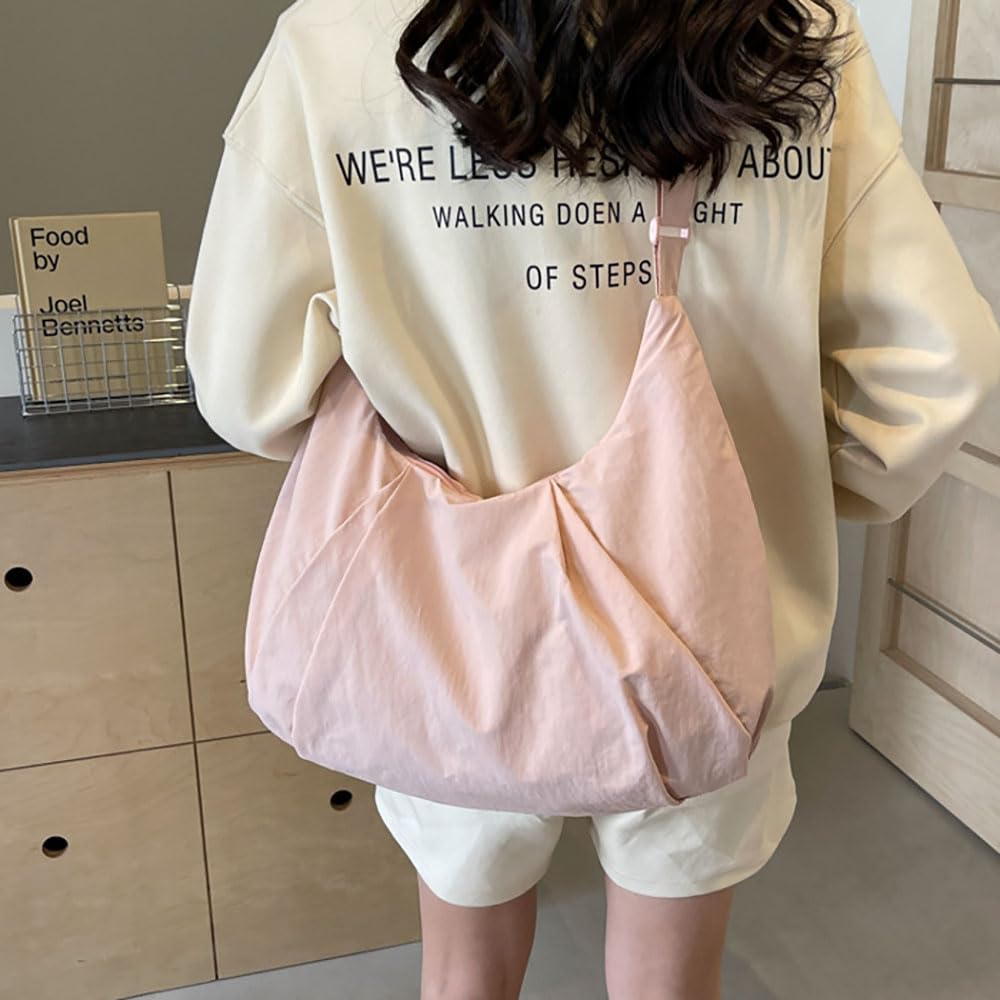 Borse a tracolla, borsa casual retrò in tela da pendolare, tracolla regolabile, borsa hobo leggera
