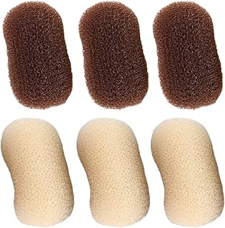 OSALADI 6pcs Bump Up Hair Clip, Volume Bump Inserts Hair Bases, Invisible Fluffy Hair Clip, Bump Up Snap Barrette